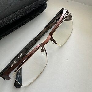 Alain Mikli Brown and Black Rimless Glasses - Excellent Condition
